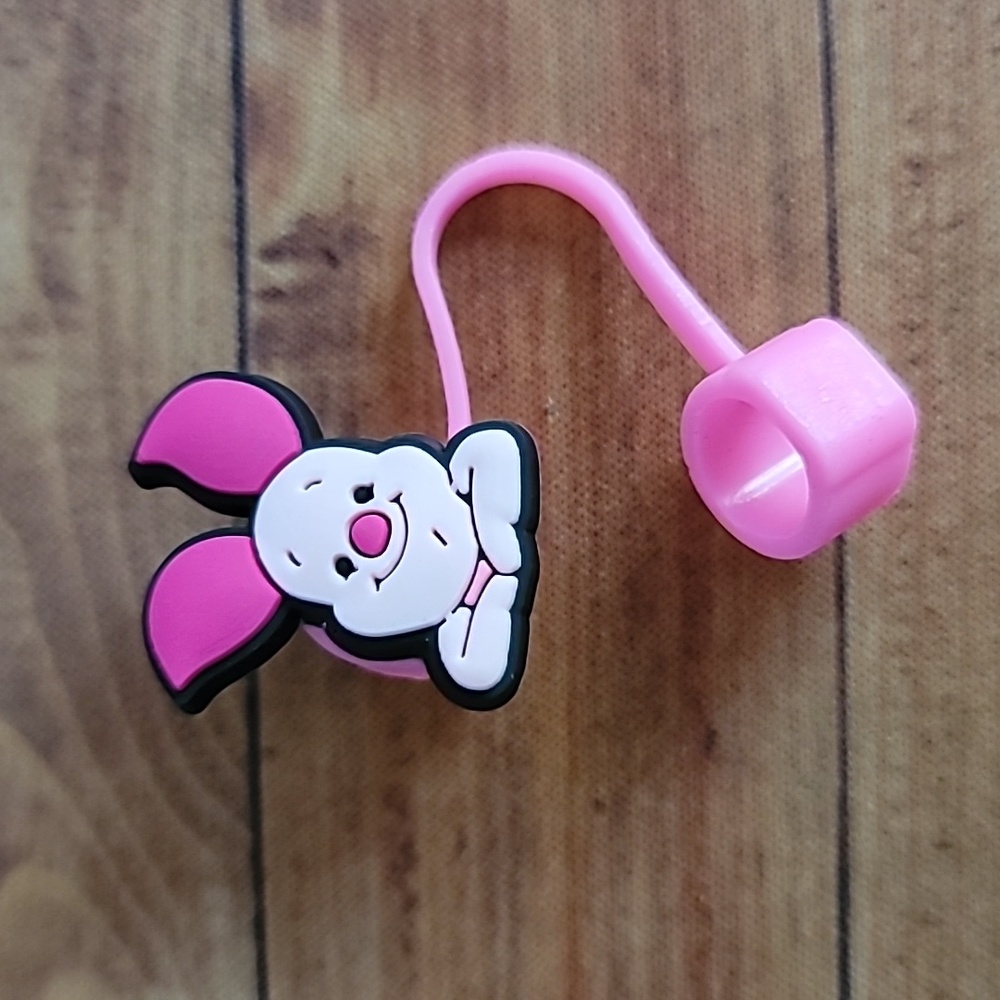 Pig Straw Topper Silicone 10mm / 0.4 in Cap Accessory
